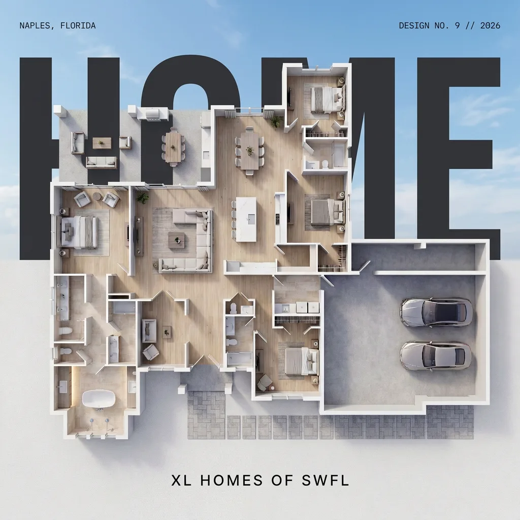 On Your Lot Homes - XL Homes Naples FL Custom home construction on your lot with proven floor plans in Southwest Florida by XL Homes Naples